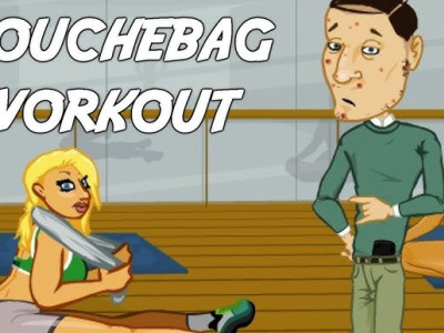Douchebag Workout background
