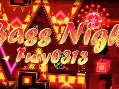 Geometry Dash Bass Night background