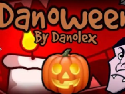 Geometry Dash Danoween background