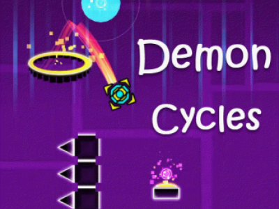 Geometry Dash Demon Cycles background