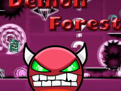 Geometry Dash Demon Forest background