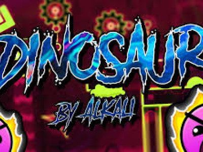 Geometry Dash Dinosaur background