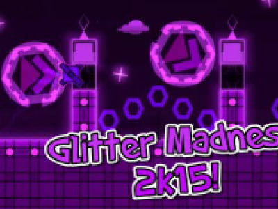 Geometry Dash Glittery Glow background
