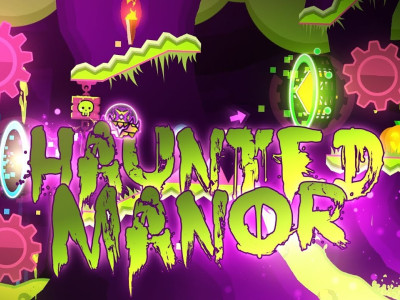 Geometry Dash Haunted Manor background