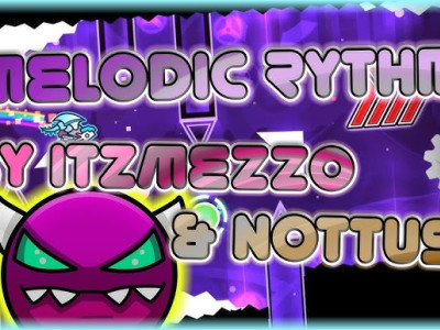 Geometry Dash Melodic Rythm background