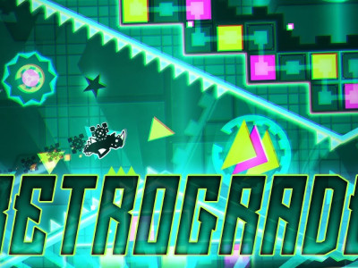 Geometry Dash Retrograde background