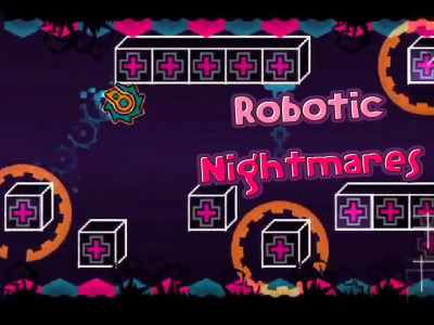 Geometry Dash Robotic Nightmares background