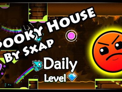 Geometry Dash Spooky House background