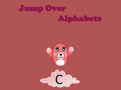 Jump Over Alphabets background