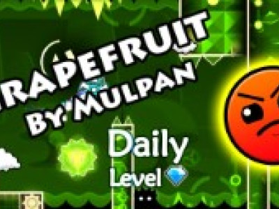 Geometry Dash Grapefruit background