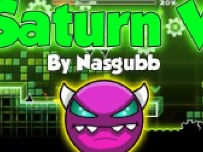 Geometry Dash Saturn V background