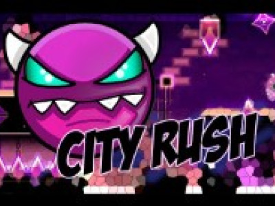 Geometry Dash City Rush background