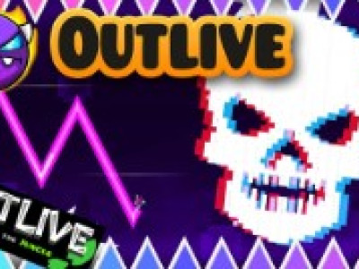 Geometry Dash Outlive background