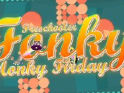 Geometry Dash Fonky Monky Friday background