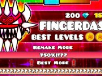 Fingerdash Geometry Dash background