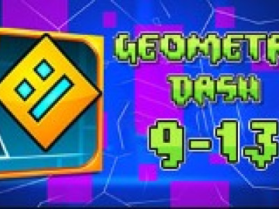 Geometry Dash Levels 9-13 background