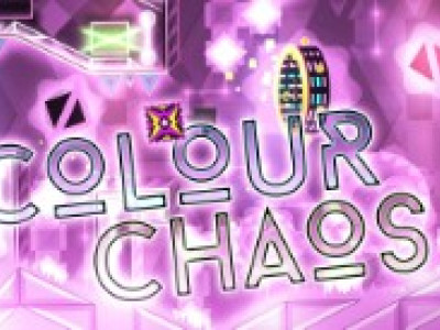 Geometry Dash Colour Chaos background