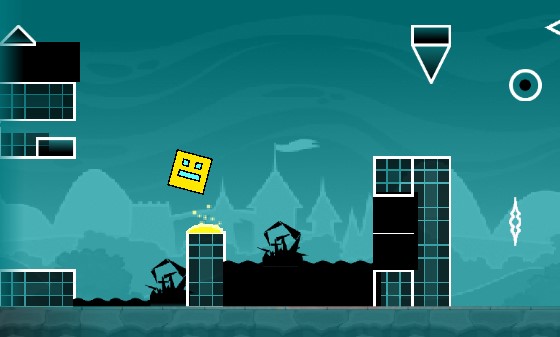 Geometry Dash Dinosaur screenshot